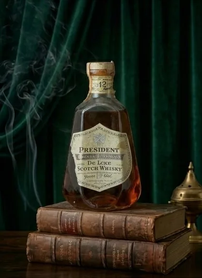 President 12 Years Old De Luxe Scotch Whisky