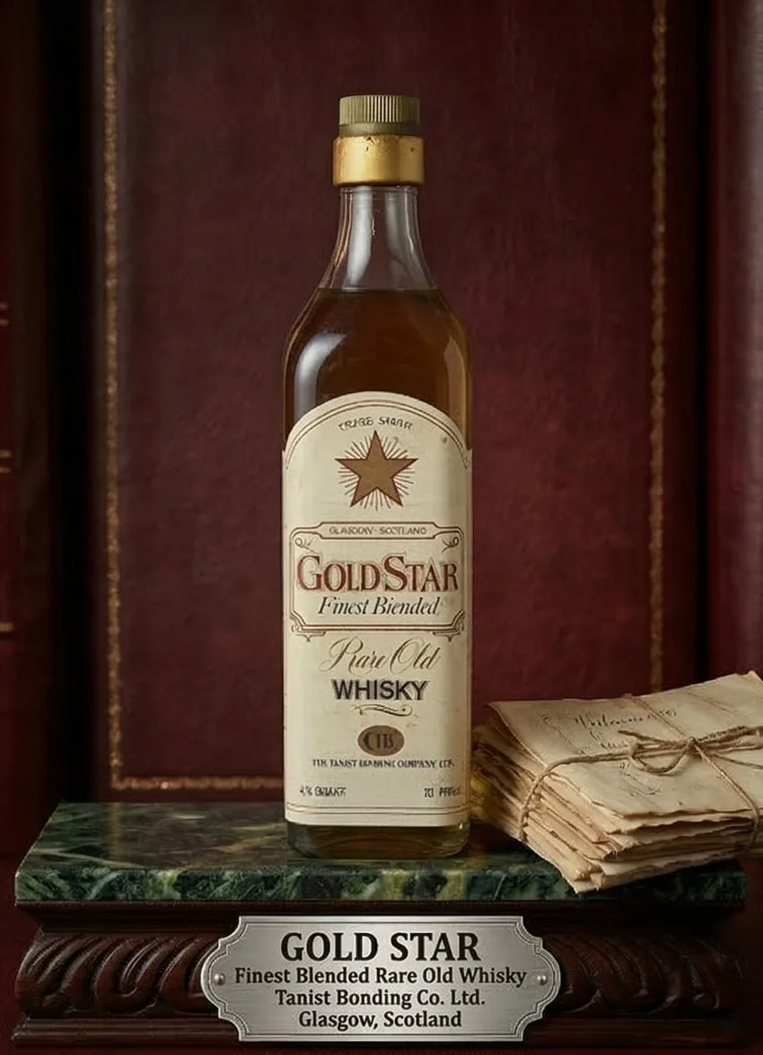 Gold Star Finest Blended Rare Old Whisky