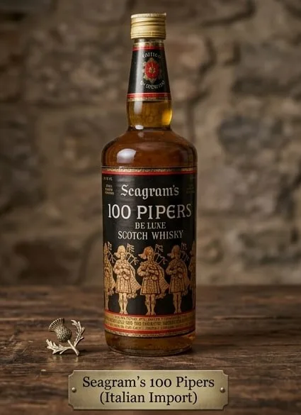 Seagram's 100 Pipers De Luxe Scotch Whisky