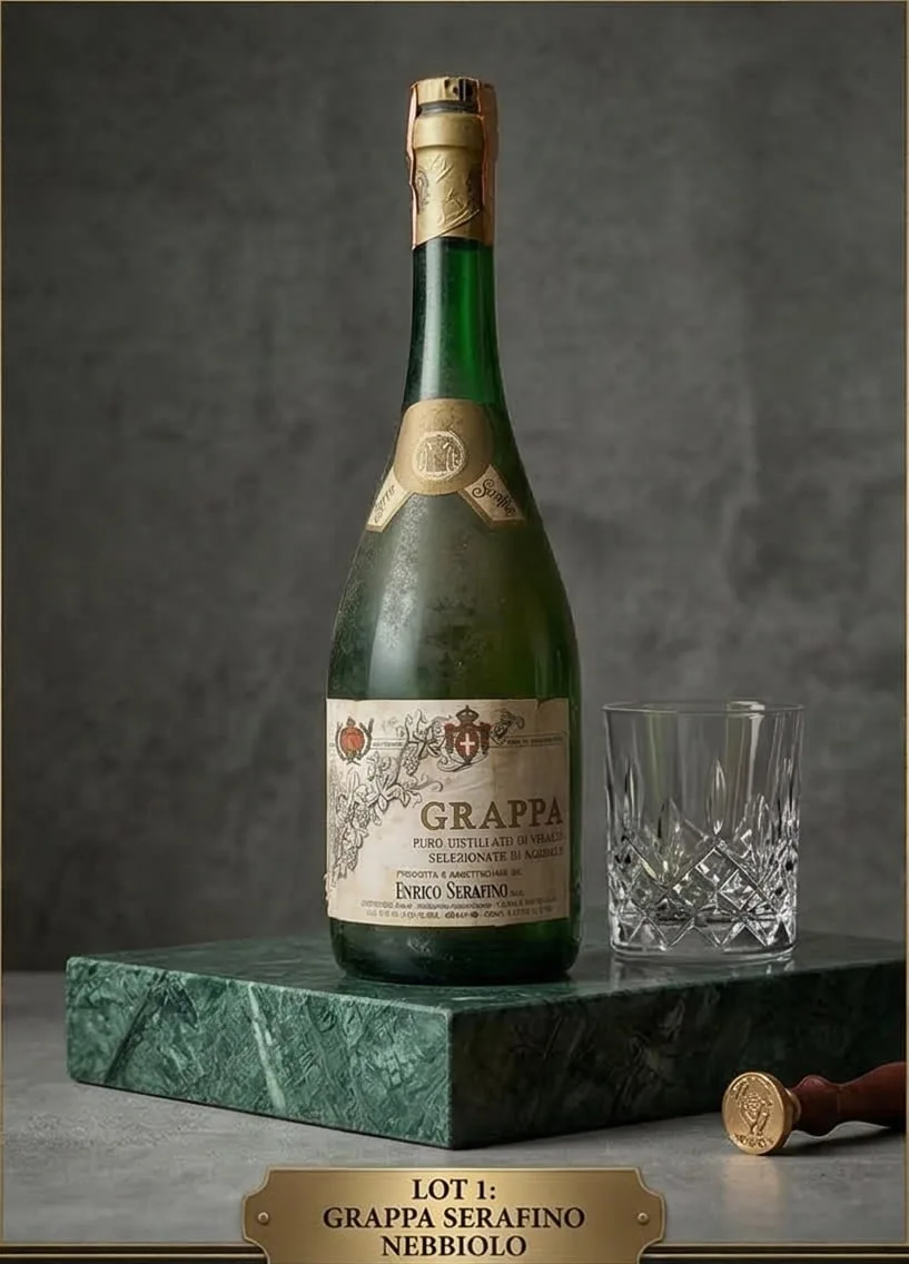 Grappa Puro Uistillata di Vinaccia Selezionate di Nebbiolo