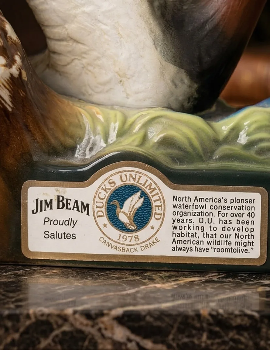 Jim Beam Ducks Unlimited Canvasback Drake
